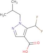 5-(Difluoromethyl)-1-(2-methylpropyl)-1H-pyrazole-4-carboxylic acid