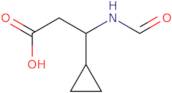 3-Cyclopropyl-3-formamidopropanoic acid