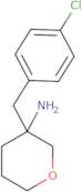 3-[(4-Chlorophenyl)methyl]oxan-3-amine