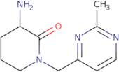 3-Amino-1-[(2-methylpyrimidin-4-yl)methyl]piperidin-2-one