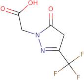 2-[5-Oxo-3-(trifluoromethyl)-4,5-dihydro-1H-pyrazol-1-yl]acetic acid