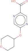 5-(Oxan-4-yloxy)pyrazine-2-carboxylic acid