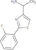 1-[2-(2-Fluorophenyl)-1,3-thiazol-4-yl]ethanamine