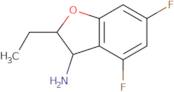 2-Ethyl-4,6-difluoro-2,3-dihydro-1-benzofuran-3-amine