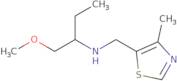 1-Methoxy-N-[(4-methyl-1,3-thiazol-5-yl)methyl]butan-2-amine