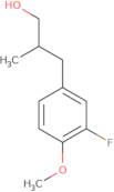 3-(3-Fluoro-4-methoxyphenyl)-2-methylpropan-1-ol