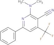2-(Dimethylamino)-6-phenyl-4-(trifluoromethyl)nicotinonitrile