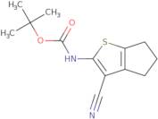 tert-Butyl N-{3-cyano-4H,5H,6H-cyclopenta[b]thiophen-2-yl}carbamate