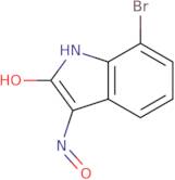 7-Bromo-3-(hydroxyimino)indolin-2-one