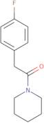 -2(4-fluorophenyl)-1-(piperidin-1-yl)ethanone