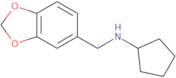 N-(1,3-Dioxaindan-5-ylmethyl)cyclopentanamine