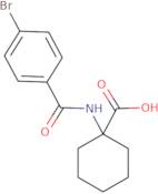 1-(4-Bromobenzamido)cyclohexane-1-carboxylic acid