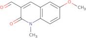6-Methoxy-1-methyl-2-oxo-1,2-dihydroquinoline-3-carbaldehyde