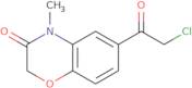 6-(2-Chloroacetyl)-4-methyl-3,4-dihydro-2H-1,4-benzoxazin-3-one