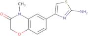 6-(2-Amino-1,3-thiazol-4-yl)-4-methyl-3,4-dihydro-2H-1,4-benzoxazin-3-one