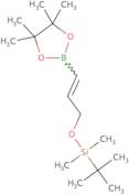 tert-Butyldimethyl{[(2E)-3-(4,4,5,5-tetramethyl-1,3,2-dioxaborolan-2-yl)prop-2-en-1-yl]oxy}silane