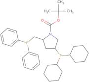 (2R,4R)-2-(Diphenylphosphinomethyl)-4-(dicyclohexylphosphino)-N-(t-butoxycarbonyl)pyrrolidine