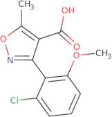 3-(2-Chloro-6-methoxyphenyl)-5-methyl-1,2-oxazole-4-carboxylic acid