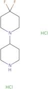 4-(4,4-Difluoropiperidino)piperidine dihydrochloride