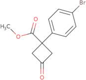 Methyl 1-(4-bromophenyl)-3-oxocyclobutanecarboxylate