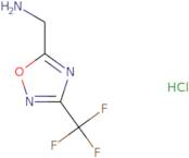 [3-(Trifluoromethyl)-1,2,4-oxadiazol-5-yl]methanamine hydrochloride