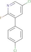 5-Chloro-3-(4-chlorophenyl)-2-fluoropyridine