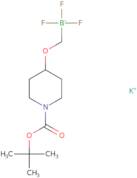 Potassium ({[1-(tert-butoxycarbonyl)-4-piperidinyl]oxy}methyl)(trifluoro)borate