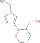 rac-[(2R,3S)-2-(1-Ethyl-1H-pyrazol-4-yl)oxan-3-yl]methanol