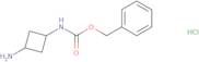 Benzyl N-[3-aminocyclobutyl]carbamate hydrochloride