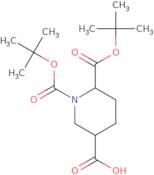 1,6-Bis[(tert-butoxy)carbonyl]piperidine-3-carboxylic acid