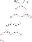 5-[(2-Bromo-4-methoxyphenyl)methylidene]-2,2-dimethyl-1,3-dioxane-4,6-dione