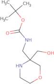 tert-Butyl N-{[3-(hydroxymethyl)morpholin-3-yl]methyl}carbamate