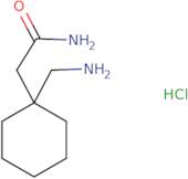 2-[1-(Aminomethyl)cyclohexyl]acetamide hydrochloride