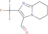 2-(Trifluoromethyl)-5H,6H,7H,8H-imidazo[1,2-a]pyridine-3-carbaldehyde