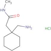 2-[1-(Aminomethyl)cyclohexyl]-N-methylacetamide hydrochloride