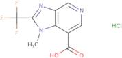 1-Methyl-2-(trifluoromethyl)-1H-imidazo[4,5-c]pyridine-7-carboxylic acid hydrochloride