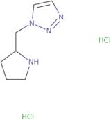 1-[(Pyrrolidin-2-yl)methyl]-1H-1,2,3-triazole dihydrochloride