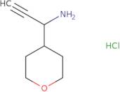 1-(Oxan-4-yl)prop-2-yn-1-amine hydrochloride