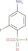 4-Amino-2-fluorobenzene-1-sulfonyl fluoride