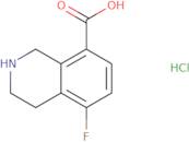 5-Fluoro-1,2,3,4-tetrahydroisoquinoline-8-carboxylic acid hydrochloride