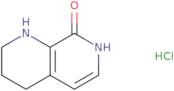 1,2,3,4,7,8-Hexahydro-1,7-naphthyridin-8-one hydrochloride