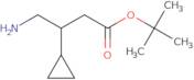 tert-Butyl 4-amino-3-cyclopropylbutanoate