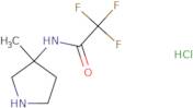 2,2,2-Trifluoro-N-(3-methylpyrrolidin-3-yl)acetamide hydrochloride