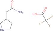 2-(Pyrrolidin-3-yl)acetamide trifluoroacetate