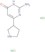 2-Amino-6-(pyrrolidin-3-yl)pyrimidin-4-ol dihydrochloride