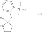 2-Methyl-2-{[2-(trifluoromethyl)phenyl]methyl}pyrrolidine hydrochloride