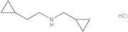 (2-Cyclopropylethyl)(cyclopropylmethyl)amine hydrochloride