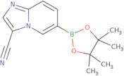 6-(4,4,5,5-Tetramethyl-1,3,2-dioxaborolan-2-yl)imidazo[1,2-a]pyridine-3-carbonitrile