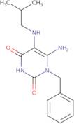 6-Amino-1-benzyl-5-[(2-methylpropyl)amino]-1,2,3,4-tetrahydropyrimidine-2,4-dione