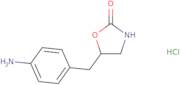 5-[(4-Aminophenyl)methyl]-1,3-oxazolidin-2-one hydrochloride